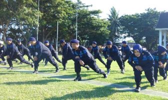 Jajaran Rutan Bantaeng Ikuti Penyegaran Kesamaptaan