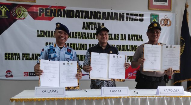 Kerja Sama 3 Instansi Perkuat Kamtib di Sekitar Lapas Batam