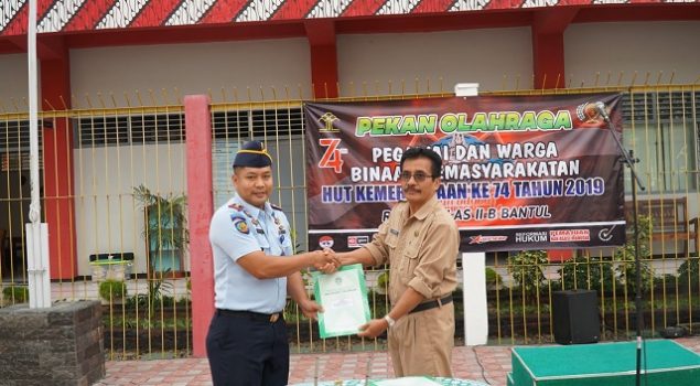 Rutan Bantul - SMAN 1 Pajangan Sepakati Kerja Sama Peminjaman Buku Bacaan