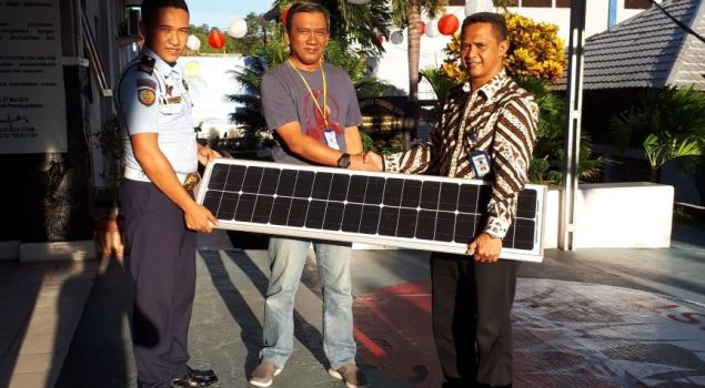 Rutan Manado Terima Lampu Penerangan Dari PT. Tri Prima Logis  Jakarta