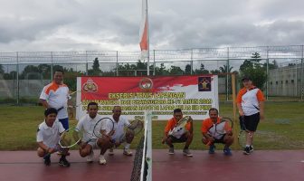 Jelang HUT Bhayangkara, Lapas Piru Bertanding Dengan Jajaran Pendukung
