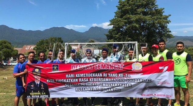 Pekan Olahraga Rutan Jantho Bina Kepribadian Narapidana