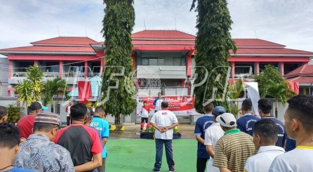 Pekan Olahraga Semarakkan HUT ke-74 RI di Lapas Ambon