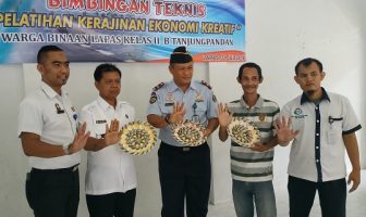 WBP Lapas Tanjungpandan Dapatkan Pelatihan UMKM