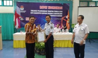 Ikut Sukseskan Pemilu, Rutan Batang Raih Penghargaan