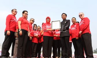 200 Ribu Petugas & WBP Pecahkan Rekor MURI Tari Kolosal Indonesia Bekerja