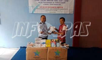 Tambahan 1.000 Buku Lengkapi Koleksi Perpustakaan Lapas Sarolangun