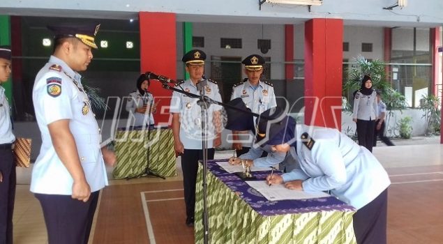 Karutan Bantul Lantik 2 JFT Perawat Pratama