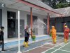 Blok WBP & Kantor Rutan Bantaeng Disemprot Disinfektan