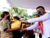 Keluarga WBP Rutan Ambon Terima Bantuan Sosial