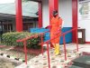Rutan Lubuk Sikaping Rutin Lakukan Penyemprotan Disinfektan