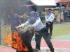 Petugas Lapas Pasir Pengaraian Dapat Bekal Penanganan Kebakaran