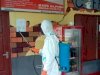 Tekan Penyebaran Omicron, Lapas Piru Semprotkan Disinfektan