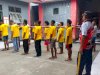 Bentuk Sikap dan Karakter Diri, WBP Lapas Wahai Dilatih Baris Berbaris  