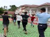 Persiapan Lomba HBP Ke-59, Warga Binaan Lapas Bitung Latihan Baris-Berbaris 