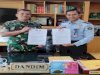 Lapas Narkotika Pamekasan-Kodim 0826 Pamekasan Sepakati Kerja Sama Bidang Keamanan 