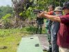 10 Orang Satgas Rutan Barabai Latihan Menembak Bersama Kodim 1002/HST