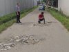 Peduli Lingkungan, LPKA Medan Timbun Jalan Rusak