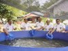 6.000 Bibit Nila Ditabur di Kolam Bioflok Lapas Narkotika Karang Intan
