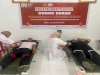 Harlah Ke-80 Kejaksaan, Petugas Lapas Namlea Ikut Baksos Donor Darah