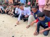 Dukung Konservasi Laut, Lapas Wahai Ikut Pelepasan Tukik Penyu Lekang