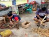 Warga Binaan Lapas Dharmasraya Olah Batok Kelapa Jadi Produk UMKM Bernilai Jual