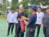 Perkuat Kesiapsiagaan, Petugas Lapas Palu Simulasikan Penanggulangan Kebakaran bersama Damkar Kota Palu