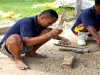 Tingkatkan PNBP, Lapas Tual Gencarkan Produksi Batako