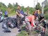 Bapas Tanjungpandan bersama Masyarakat dan Klien Pemasyarakatan Bersihkan Sampah di Air Ranggong