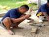 Geliat Pembinaan di Lapas Tual, Pesanan Batako Kembali Mengalir
