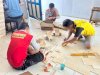 Asah Keterampilan, Warga Binaan Rutan Marabahan Buat Miniatur Rumah Adat Banjar