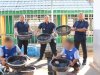 Lapas Tanjung Panen 30 Kg Lele, Perkuat Kemandirian Pangan Warga Binaan