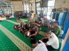 Perkuat Pembinaan Kepribadian, Warga Binaan Rutan Marabahan Latih Seni Hadrah di Masjid Al Mujahiddin