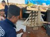 Miniatur Kapal dari Bambu Jadi Media Pembinaan Kemandirian di Lapas Narkotika Karang Intan