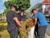 Sambut HUT RI, Lapas Bandanaira Bersihkan Lingkungan dan Situs Sejarah