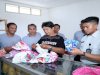 Lapas Mojokerto dan Disperindag Kab. Mojokerto Tinjau Hasil Jahit Custom Helm Warga Binaan
