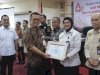 Kanwil Ditjenpas Babel Terima Penghargaan Mitra Penggerak Kemanusiaan dari PMI
