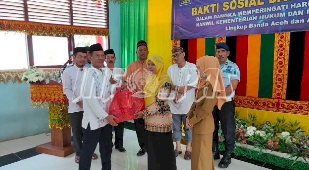 Rutan Jantho Tuan Rumah Bakti Sosial Kanwil Aceh