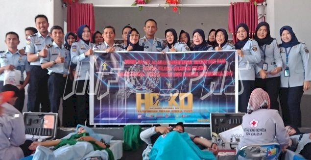 Donor Darah di LPP Sungguminasa Gandeng PMI Kota Makassar
