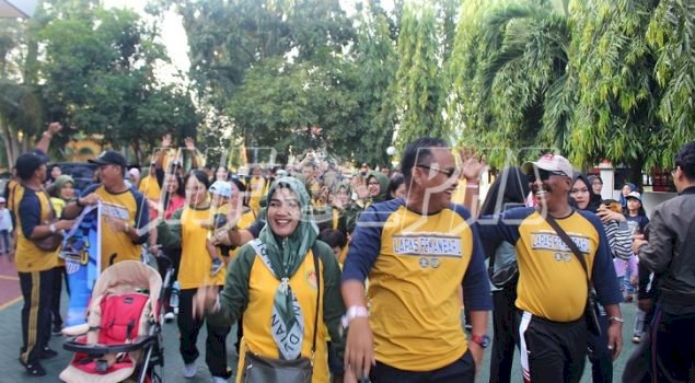 Jalan Sehat, Sarana Silaturahmi Keluarga Besar Kanwil Riau