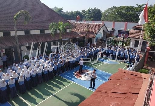 Ratusan Siswa SMP Sesaki Rutan Rangkasbitung