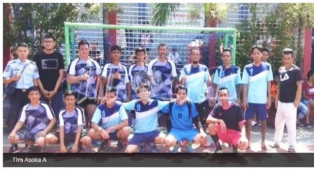 Tim Asoka A Juarai Turnamen Futsal Rutan Manado