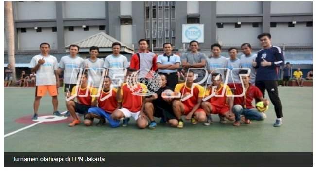 WBP Semarakkan Turnamen Futsal & Voli di LPN Jakarta