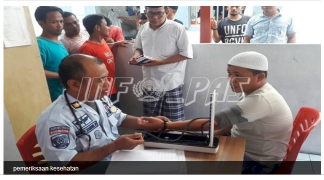 Jemput Bola, Tim Medis Rutan Bantaeng Lakukan Pemeriksaan Kesehatan di Blok Hunian