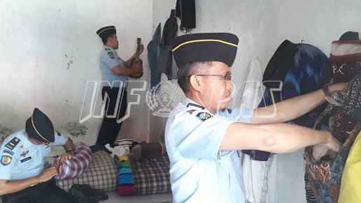 Petugas Rutan Rangkasbitung Sidak WBP Jelang HUT Kab. Lebak