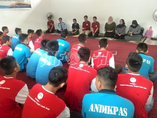 Anak LPKA Palangka Raya Bermain Bersama Komunitas Betang Muda Peduli