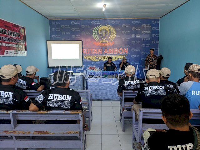 Latihan Bongkar Pasang Senjata Berikan Penyegaran Bagi Petugas Rutan Ambon