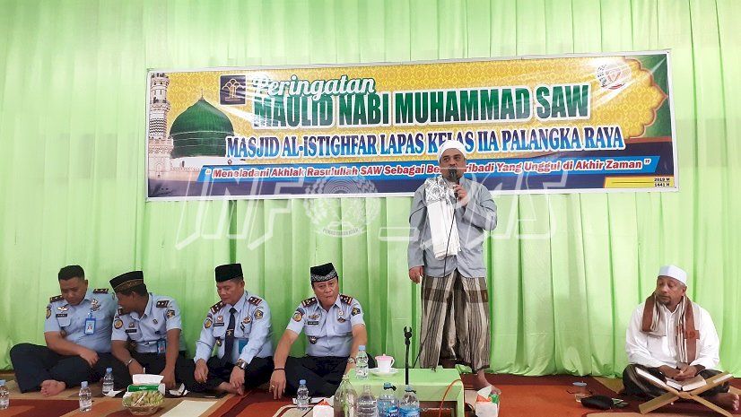 Peringati Maulid Nabi, Kalapas Palangka Raya: Jangan Hanya Seremonial 