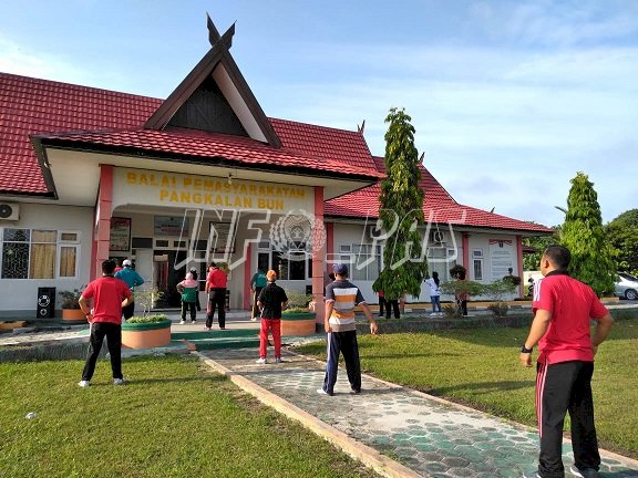 Usai Senam Pagi, Bapas Pangkalan Bun Fasilitasi Pemeriksaan Kesehatan