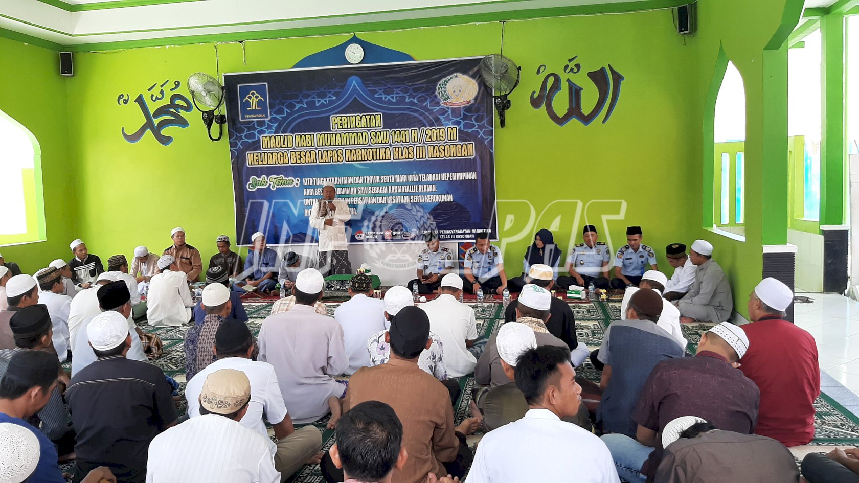 Teladani Sifat Rasulullah, WBP LPN Kasongan Peringati Maulid Nabi